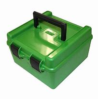 Load image into Gallery viewer, MTM Ammo BOX (100 RD) with Handle in Vibrant Green