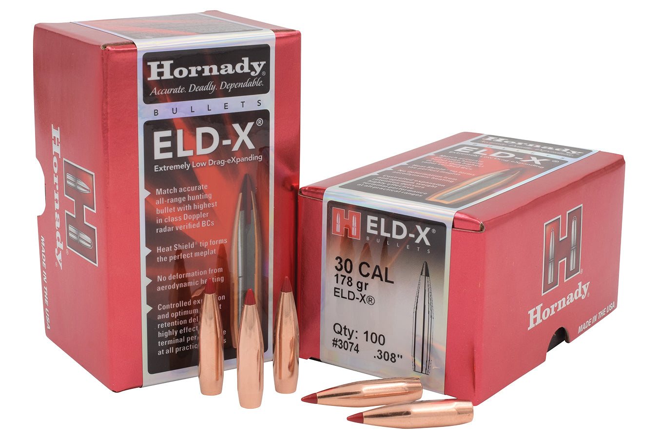 30 Cal .308 178gr ELD-X® (100)