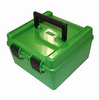 Load image into Gallery viewer, MTM Ammo BOX (100 RD) with Handle in Vibrant Green
